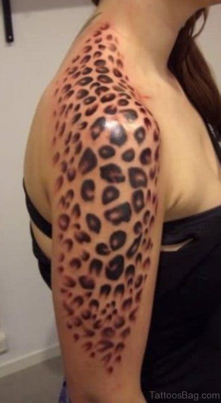 Wild and Stylish: Leopard Print Shoulder Tattoo Inspiration